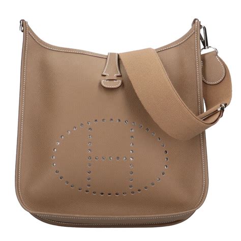 hermes evelyn pm brown vau epson